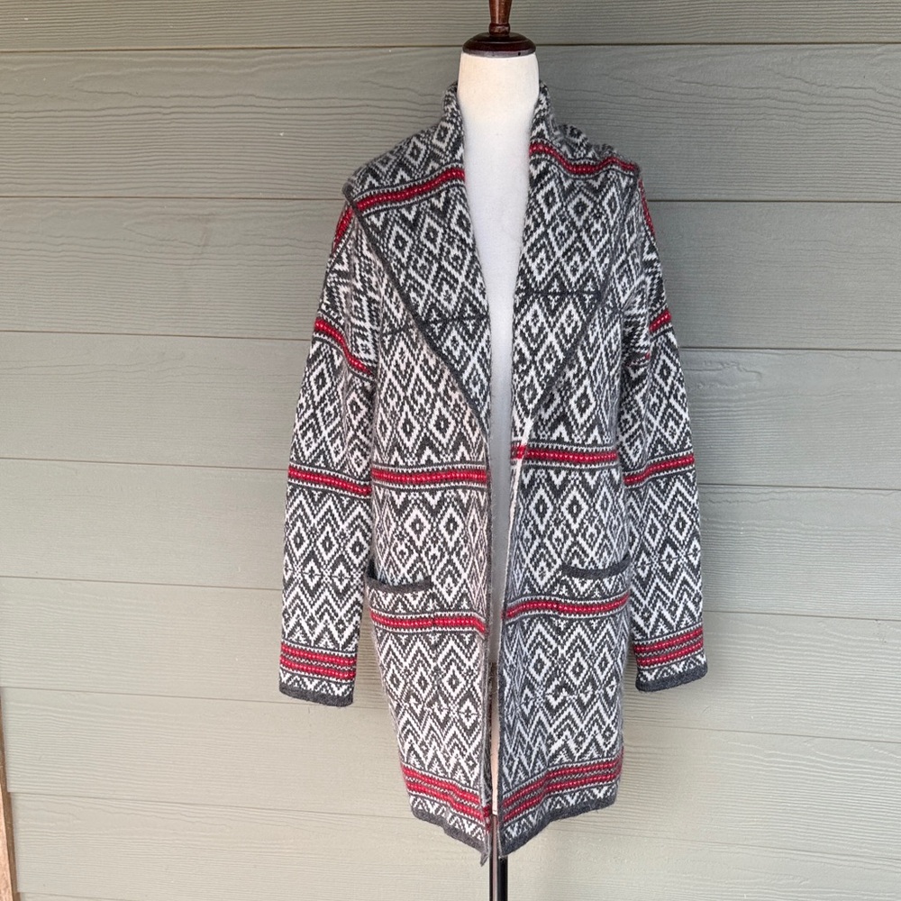 Aspen Wool Blend Open Front Cardigan